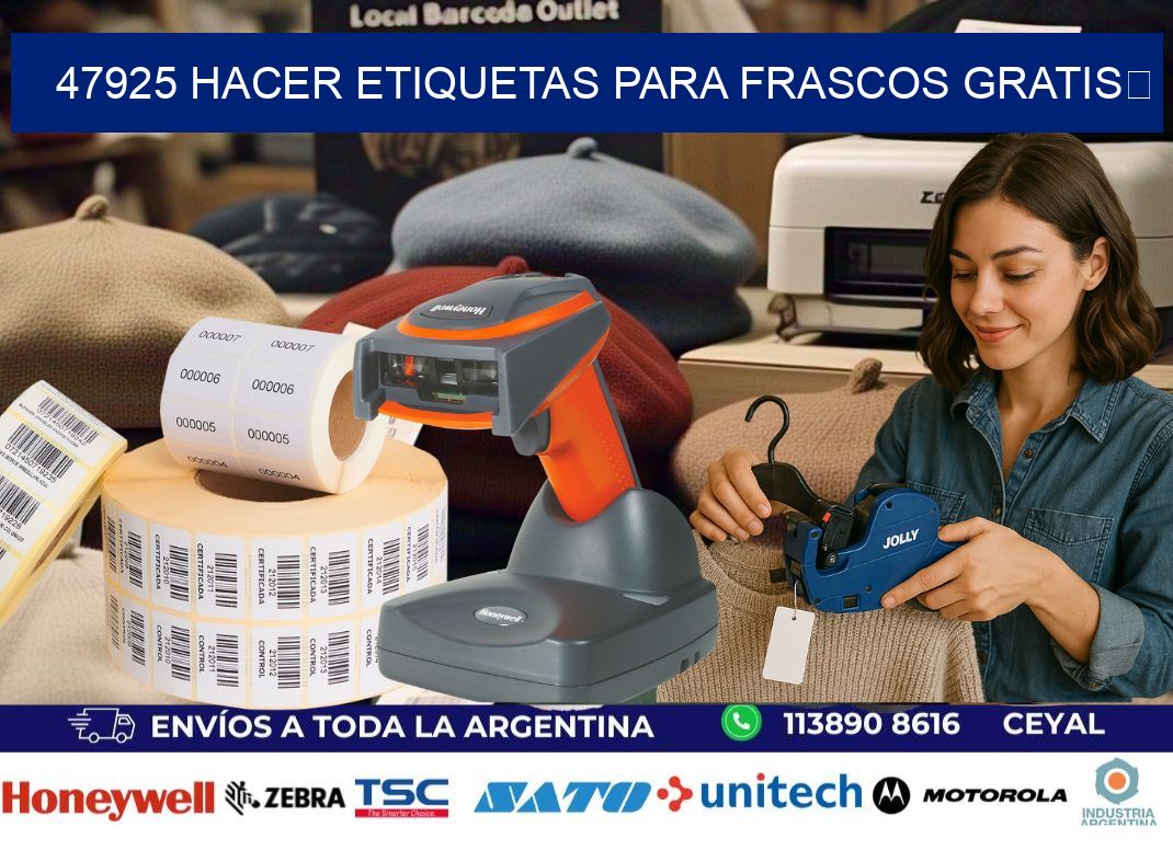 47925 Hacer etiquetas para frascos gratis 